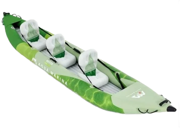 Надувной каяк трехместный